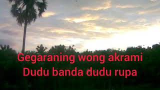 Download lagu Asmorodono: Gegaraning Wong Akrami mp3