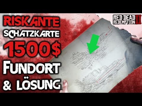 $1500 Risky Treasure Map Guide - Red Dead Redemption 2 German Tips & Tricks