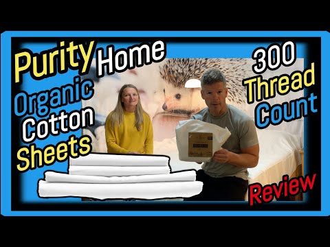 Purity Home 300 Thread Count Organic Cotton Bed Sheets Set Review