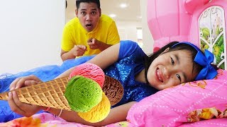 Johny Johny Yes Papa | Jannie Pretend Play Going to Bed &amp; Sleep Routine for Kids