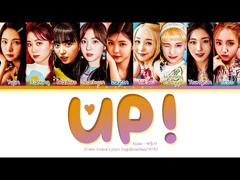 Kep1er Up! Lyrics (케플러 'Up!' 가사) (Color Coded Lyrics)