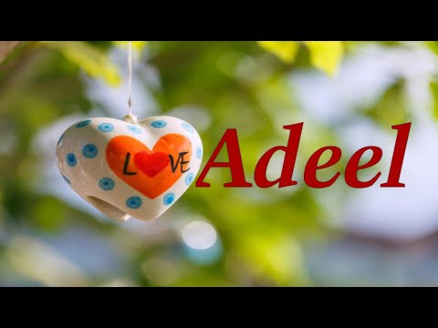 Happy birthday Adeel name video status💞