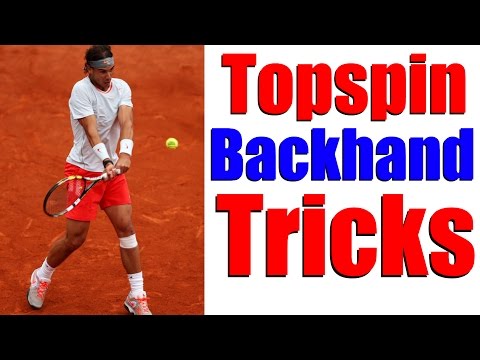 Tennis Two Handed Backhand Topspin Lesson - Hit Heavy Topspin