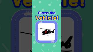Guess the Vehicle by Shape! 🚒💨 #Shorts #VehicleQuiz #KidsFun