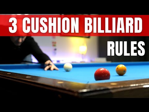 3-Cushion Billiard Rules for Beginners
