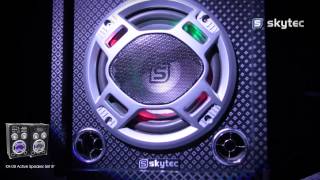 Video thumbnail for Skytec KA-08 Active Speaker Set 8" USB/RGB LED 600W 178.406 by Tronios BV