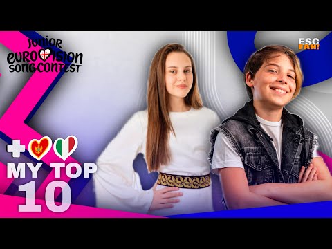 JUNIOR EUROVISION: 2025 | MY TOP 10! (NEW: 🇲🇪🇮🇹)