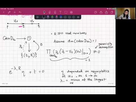 OBZ 3: Ispita Datta (Stanford) Gluing a flow line to itself III