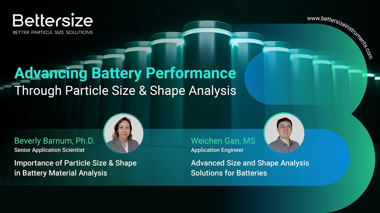 Webinar Recording | Advancing Battery Performance Through Particle Size and Shape Analysis
