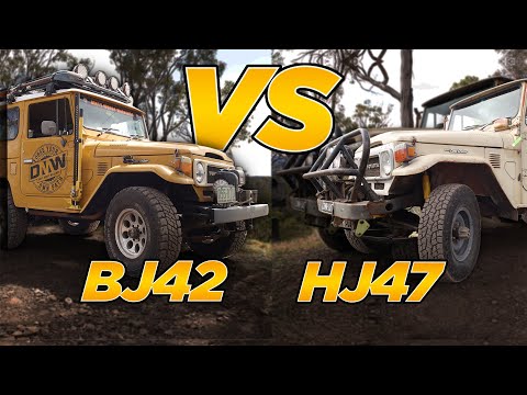 BJ42 vs HJ47 Head-to-Head! - Off-Road Flexy Track Challenge