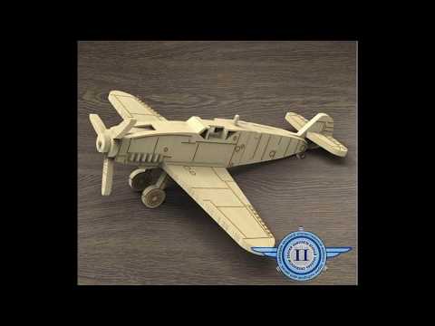 Этапы сборки самолета Messerschmitt Bf-109