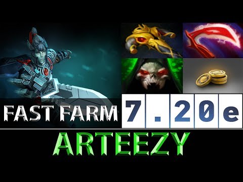 Arteezy [PA] Classic Vlad Build Fast Farm ► Dota 2 7.20e