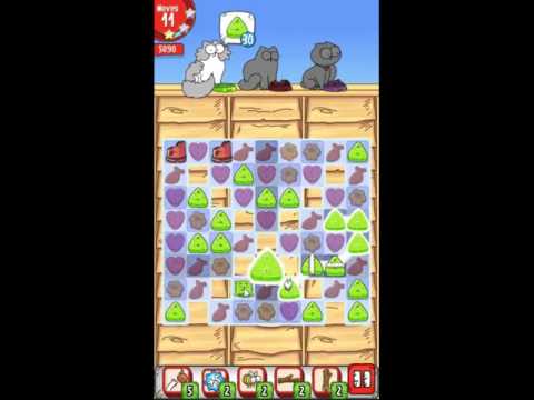 Simon's Cat Crunch Time Level 57 - NO BOOSTERS 😺 | SKILLGAMING ✔️