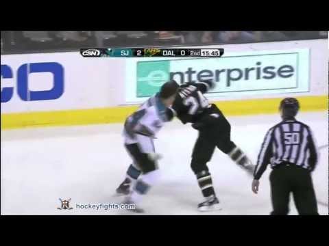 Jamie McGinn vs Eric Nystrom Nov 19, 2011