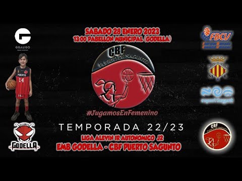 Videohighlights EMB Godella - Alevín CBF Puerto Sagunto Graugo (J2 LIGA 22-23)