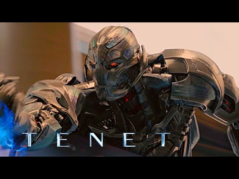 Trucks in Place - Captain America vs Ultron Fight Scene with TENET Soundtrack