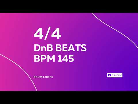 4/4 DnB RHYTHM BPM 145 v1 - DRUM BEAT - RHYTHM PATTERN