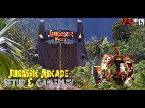 Jurassic Park Arcade Unboxing, Setup, & Gameplay (ICE Arcade Games, 2020) (SDTM) BANNER GIVEAWAY!