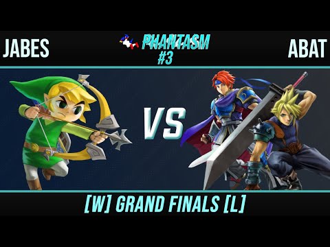 Jabes (Toon Link) vs AG | Abat (Cloud, Roy) - Phantasm #6 Grand Finals