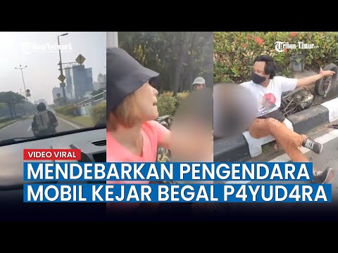 Viral, Detik detik Mendebarkan Pengendara Mobil Kejar B3gal P4yudara, Ketangkap Pelaku Minta Dibunuh