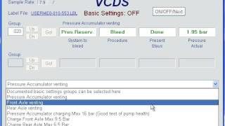 Level control Basic settings