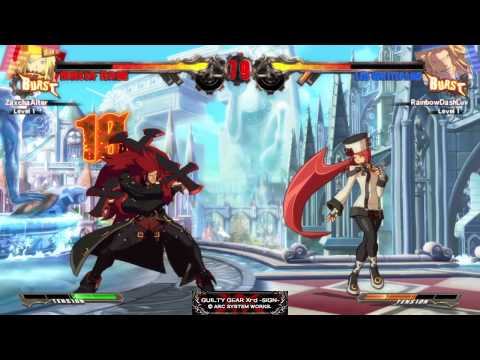 Guilty Gear Xrd -SIGN- Millia vs. Leo