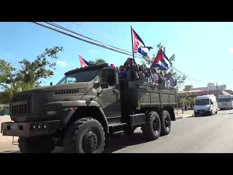 Caravana de la Libertad hizo una parada en Palma Soriano