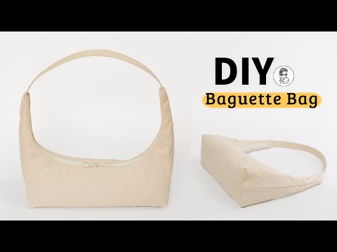 DIY Baguette Bag | Draw the Pattern with me | Sewing Tutorial