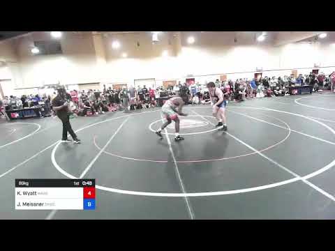 86 Kg Cons 16 #1 - Kennedy Wyatt, Warrior Wrestling Club Vs Jacob Meissner, Sunkist Kids Wrestling