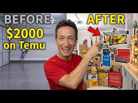 $2000 Temu Garage Extreme Makeover