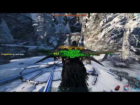 |ARK: Survival Evolved| Solo Megapithecus ALPHA with 30k Health 1100 Melee Rexes