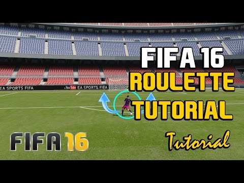 Fifa 16 Dribbling Tutorial: Roulette Skill Move (Beat a Rushing Defender)