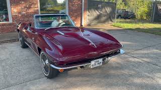 1965 Chevrolet Corvette Convertible L78 Lights and Start Up