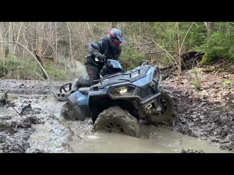 ATV Polaris Sportsman 570 VS MUD !! 4K HD 2023