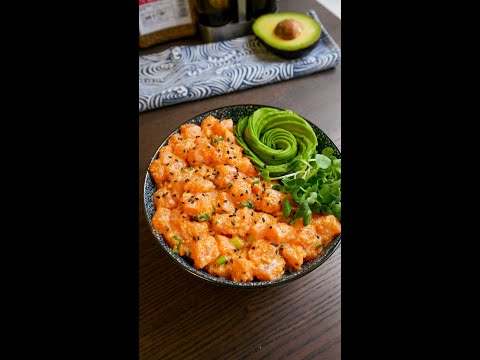 Spicy Salmon Poke Bowl