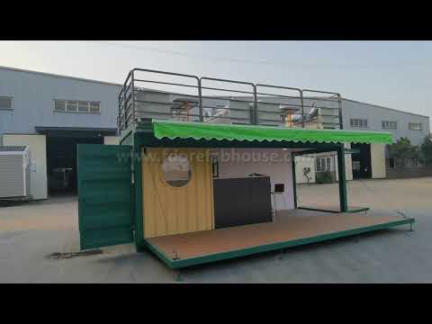 Exported to the United States double-layer green container cafe​