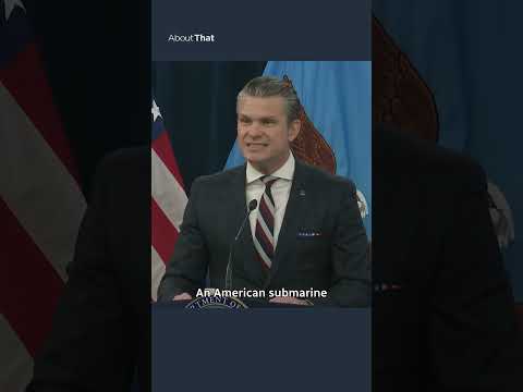 The U.S. torpedoes an Iranian warship | About That