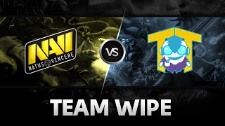 Team wipe by Na'Vi vs Team Tinker @ESL One Qualifier Europe