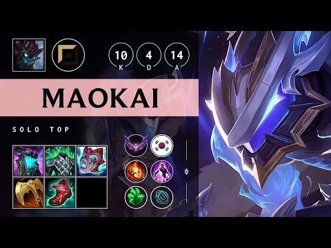 Maokai Top vs Camille - KR Master Patch 25.18