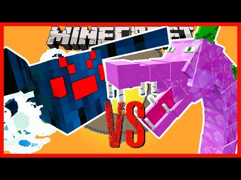 Minecraft - SPIDERZILLA VS SPIKEZILLA AND OTHER MOBS FROM THE MYTHICAL CREATURES MOD!!