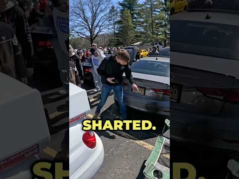 Ever Shart on a Car?💩💀 #carmeet #accident