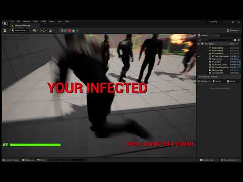 LA Hollywood Zombies (Anubis Character Animation) Unreal Engine 5