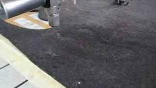  Car carpeting cutting 