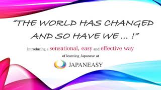 Download lagu Introducing our new teaching styles - JAPANEASY (Sep 2020) mp3 Download lagu Introducing our new teaching styles - JAPANEASY (Sep 2020) mp3