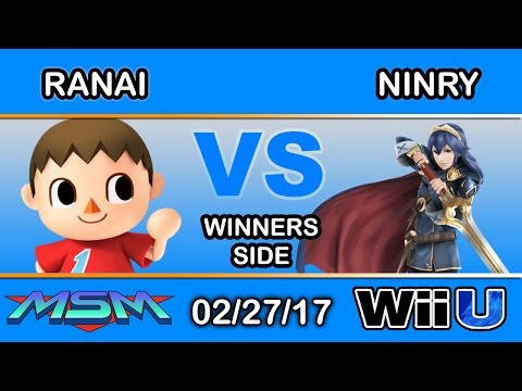 MSM 87 - Ranai (Villager) Vs. Ninry (Lucina) Winners Side - Smash Wii U
