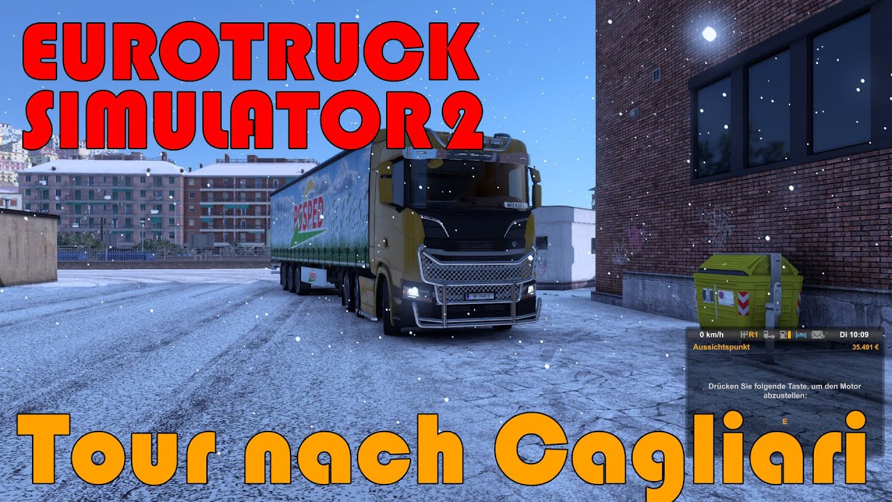 Tour nach Cagliari #eurotrucksimulator2 #ets2 #gameplay System erhaltende Lieferung, bist Du bereit?