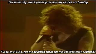 Ozzy Osbourne Fire in the Sky LIVE subtitulada en español (Lyrics)