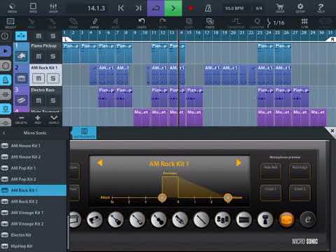 Cubasis 2.7 iOS iPad 2018 - Pop Rock Beat HipHop