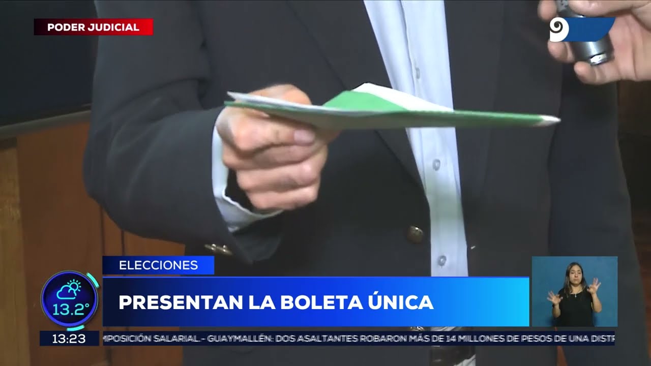 Elecciones: Presentaron la boleta única