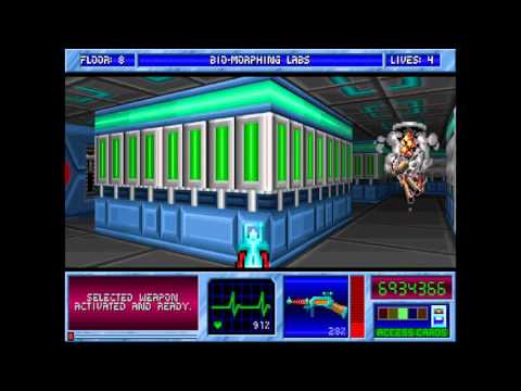 Blake Stone Aliens of Gold HD - E4M8 Bio Morphing Labs - Veteran - All Secrets